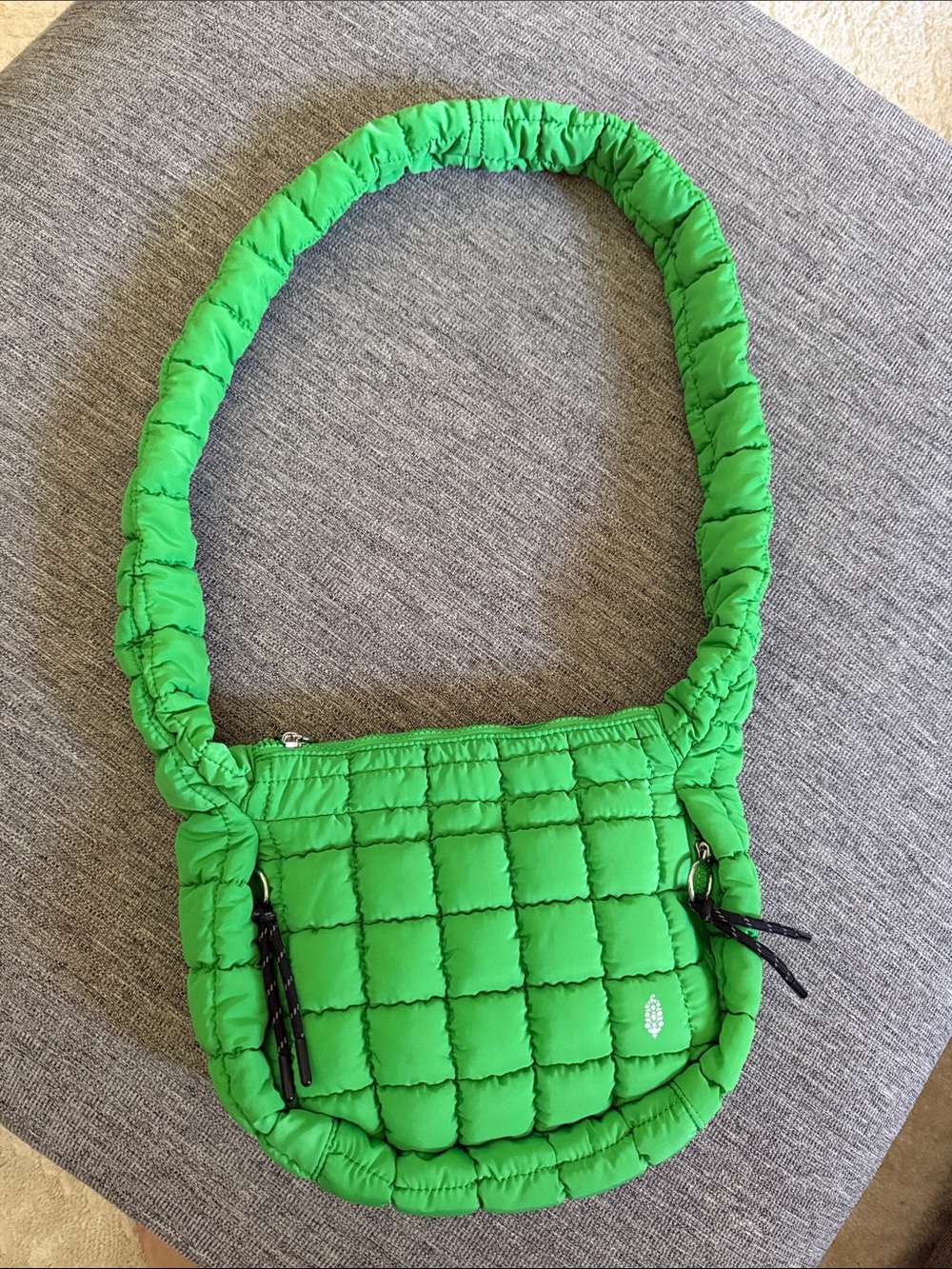 NWOT Free People Movement Puffer Bag - Crossbody Green